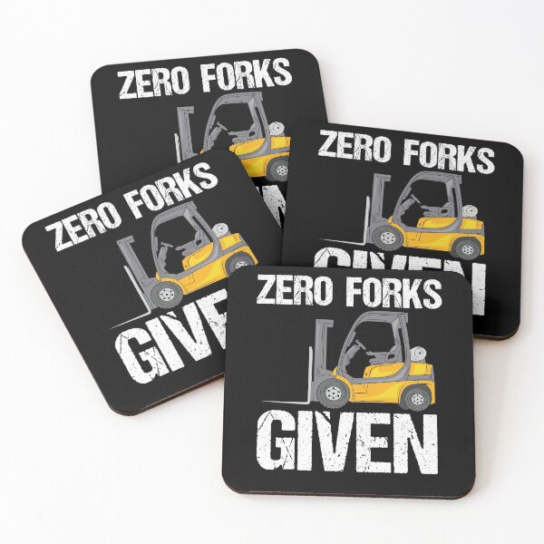 Item preview, Zero Forks Given - Funny Forklift designed and sold by shirtbubble.