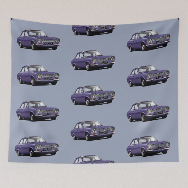 Item preview, Ford Escort Mk 1 in purple velvet designed and sold by candc-retro.