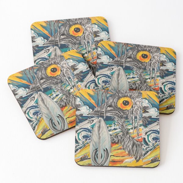 Item preview, Reggie George BushChook “surfs Up” designed and sold by AUSSIEART.