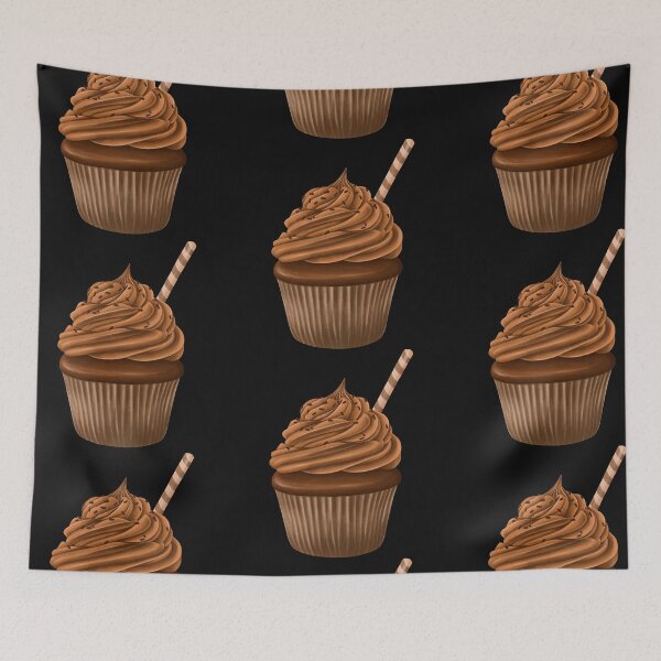 Item preview, Chocolate cupcake design designed and sold by luckyturtles.