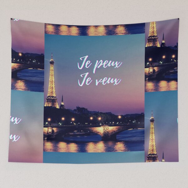 Item preview, I can I will - popular french quotes theme gifts  designed and sold by RebelliousRosee.