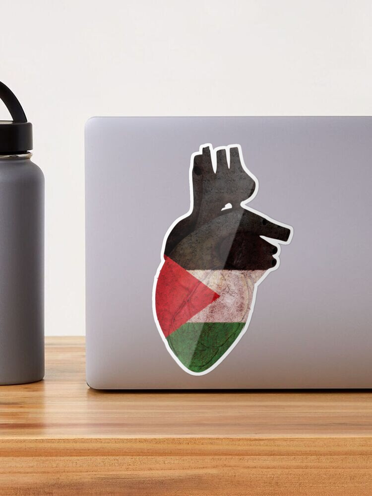 Palestine is my heart Sticker for Sale by Mohamed Aly