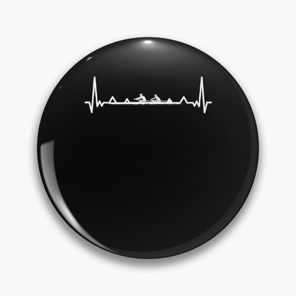 Item preview, Heartbeat Rowing Rower Rowing Boat Loves Boat Racing designed and sold by Nessshirts.