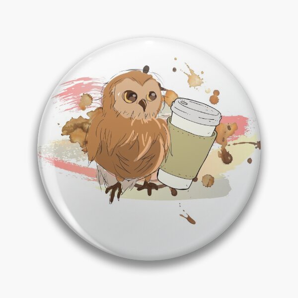 Item preview, Owl and coffee designed and sold by hexchen09.
