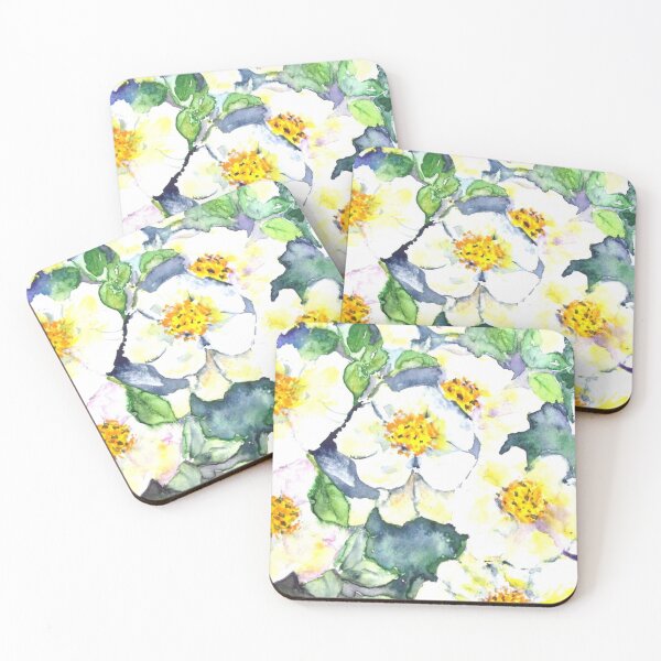 Item preview, White Flowers designed and sold by TRIPPYPRINTS.