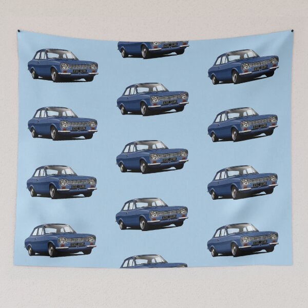 Item preview, Ford Escort Mk 1 in royal blue designed and sold by candc-retro.