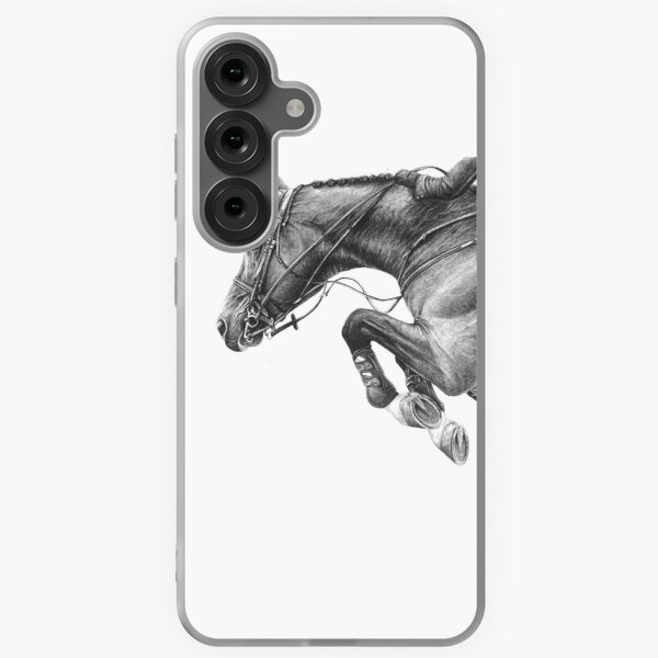 Aperçu de l'œuvre Flick - Cheval de saut d'obstacles créée et vendue par r-henderson-art.