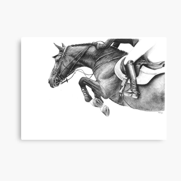 Flick - Showjumping Horse Canvas Print