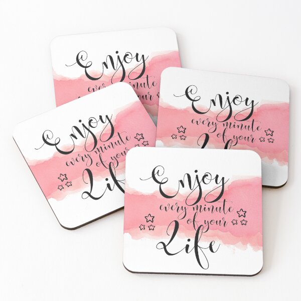 Item preview, Pink stationery - Enjoy your life  designed and sold by Girlbossvibes.