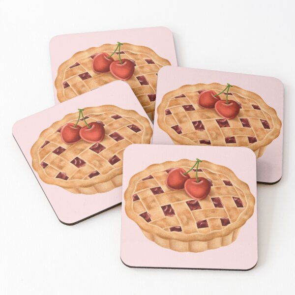 Item preview, Cherry pie design designed and sold by luckyturtles.