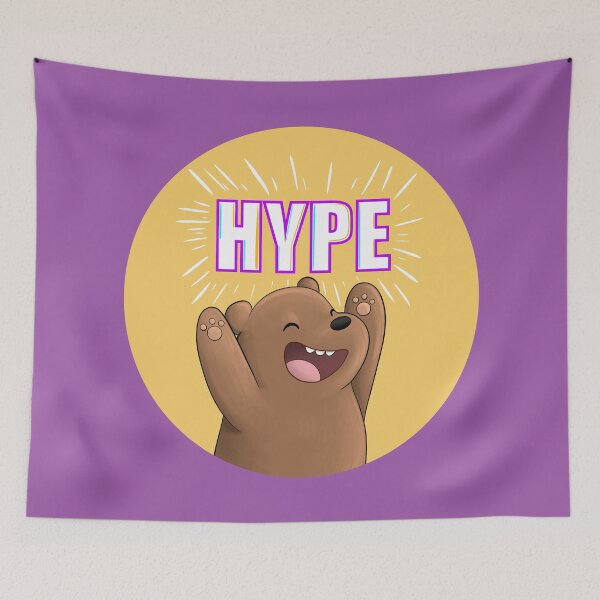 Item preview, Grizz the Hype Guy designed and sold by caseysketches.