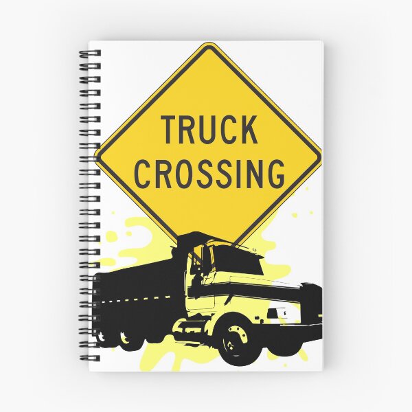 Item preview, Truck Crossing Sign in Yellow  designed and sold by Mary Maple.
