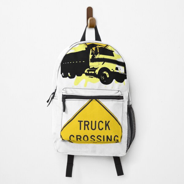 Item preview, Truck Crossing Sign in Yellow designed and sold by Mary Maple.
