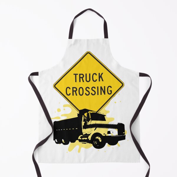 Item preview, Truck Crossing Sign in Yellow designed and sold by Mary Maple.