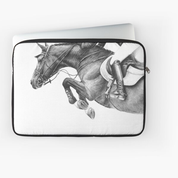 Aperçu de l'œuvre Flick - Cheval de saut d'obstacles créée et vendue par r-henderson-art.