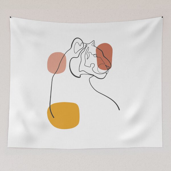 Item preview, Simple continuous line tiger designed and sold by Momixzaaa.