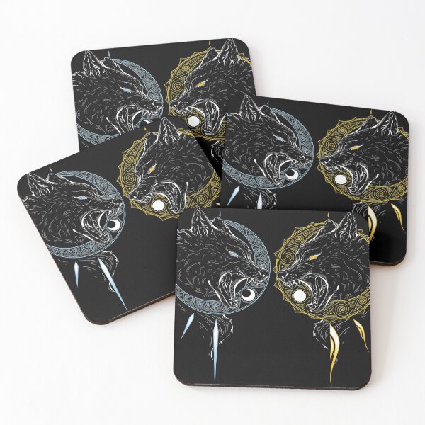 Item preview, Sköll and Hati designed and sold by ChocolateRaisin.