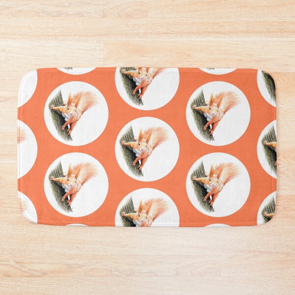 Item preview, Red squirrel Drawing (orange) designed and sold by SandraWarmerdam.