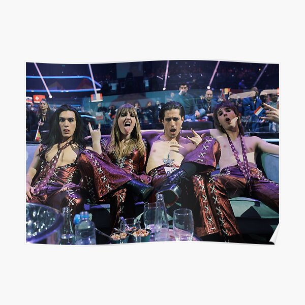 Maneskin eurovision Poster
