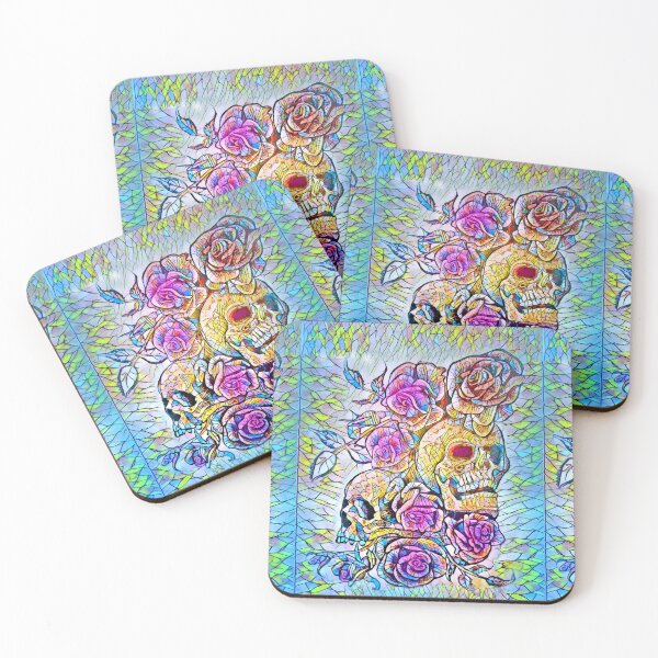 Item preview, espdzines skulls and roses 2 of 3 designed and sold by EspDzines.