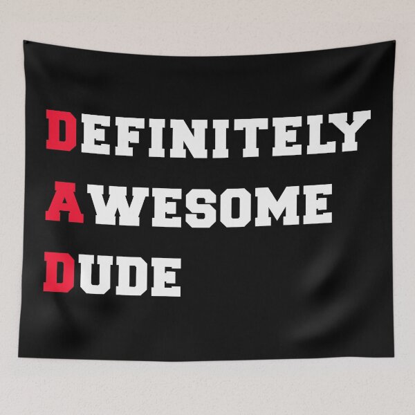 Item preview, dad acronym definitely awesome dude fathers day celebration gift designed and sold by joy4shirt.
