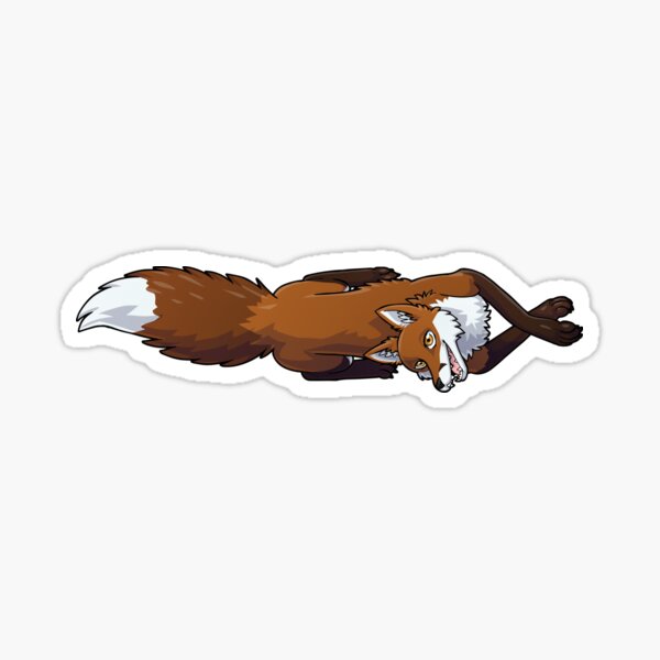 Fox Sitting Sticker