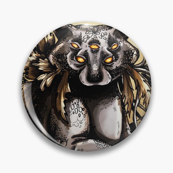 Item preview, Magic character, fairytale dark creature, mystical sea raccoon with fins and tentacles all over its body. designed and sold by LaraCoolart.