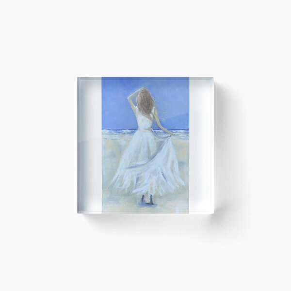 Item preview, Lady at the Beach  designed and sold by Feather Blessings Art  Laney Farley.