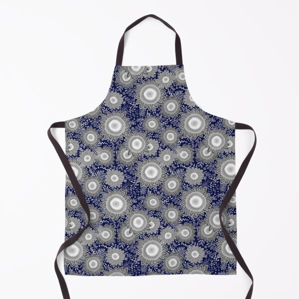 Item preview, Night Daisy Vibes - Blue and GreyPalette designed and sold by Squarebird.