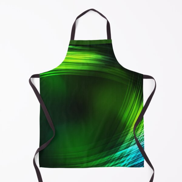 Item preview, Abstract Green Lines Geometric Pattern Art designed and sold by WearWolfDesigns.