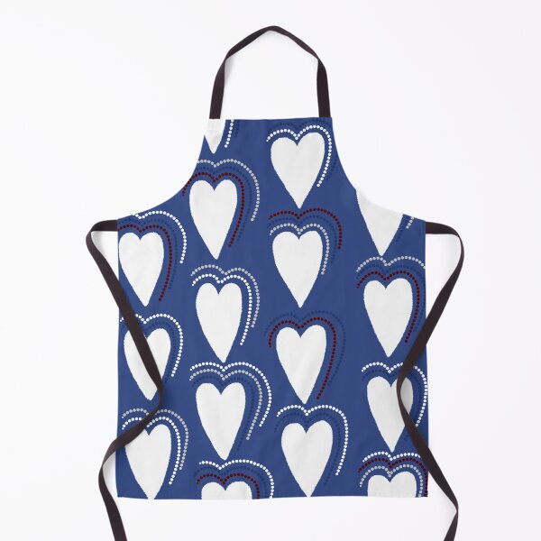 Item preview, Scandinavian Blue and white Hearts designed and sold by StylieEllie.