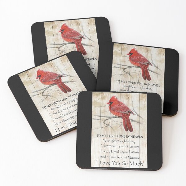 Item preview, To My Loved One In Heaven Your Life Was A Blessing I Love You So Much Cardinal Bird designed and sold by Stewar-ArtCool.