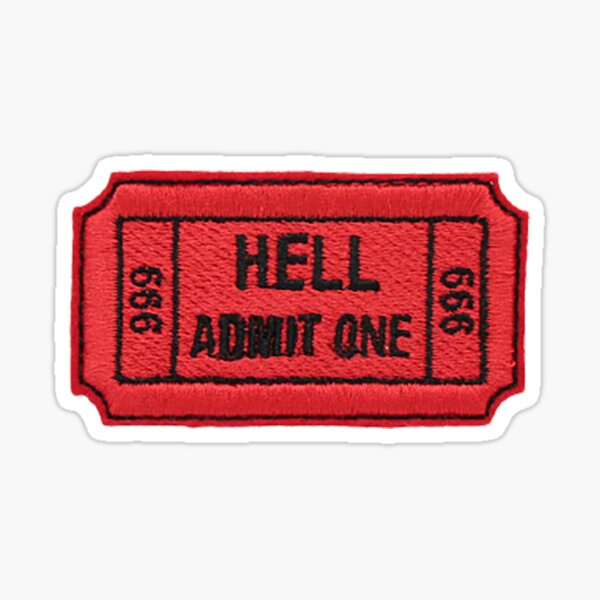Hölle zugeben ein Sticker
