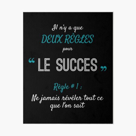 Citation De Motivation Art Board Prints Redbubble