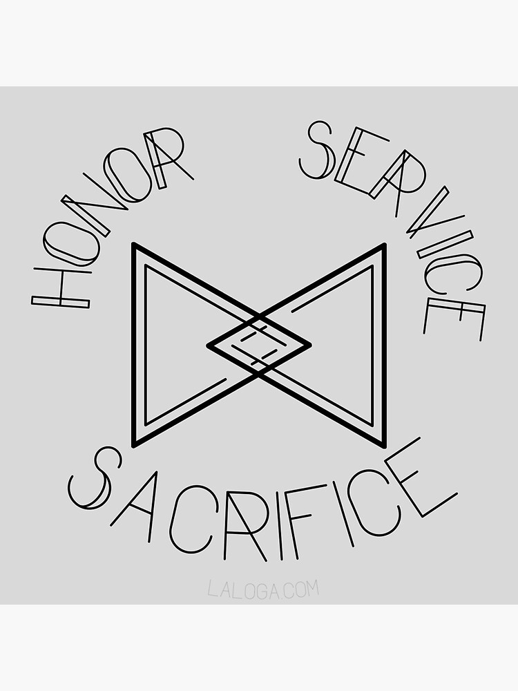 Thumbnail 3 of 3, Sticker, sentinel oath  designed and sold by laloga.