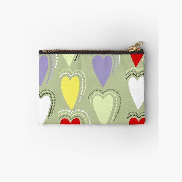 Item preview, Japanese Kimono Colorful Hearts designed and sold by StylieEllie.