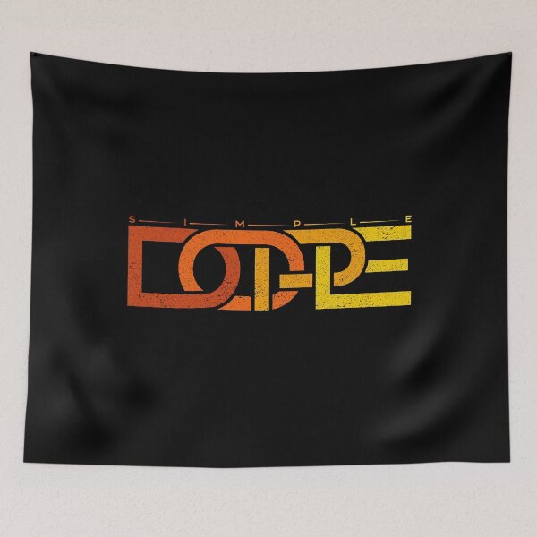 Item preview, Simple Dope typography, designed and sold by Rima Amin.