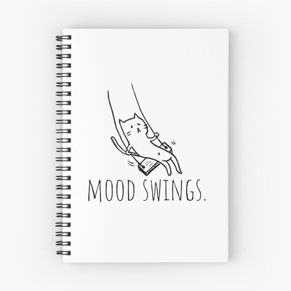 Item preview, Funny Animal | Cat Gift | Love My Cat | Yuru Neko | Unisex - Men & Women | Cat On Swing With Quote Black designed and sold by KuriharaDesigns.