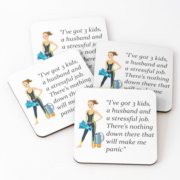 Item preview, Scuba Diving Diver Dive Swimming Funny Sayings designed and sold by CuteDesigns1.