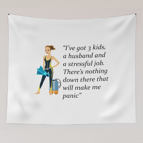 Item preview, Scuba Diving Diver Dive Swimming Funny Sayings designed and sold by CuteDesigns1.