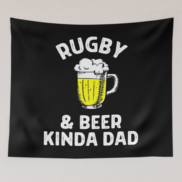 Item preview, Rugby & beer kinda dad designed and sold by TheGreenGoat.