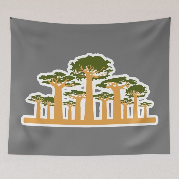 Item preview, Minimalist style baobab trees designed and sold by CiniArt.