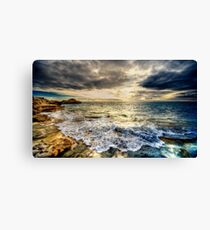 Sunset beach Canvas Print