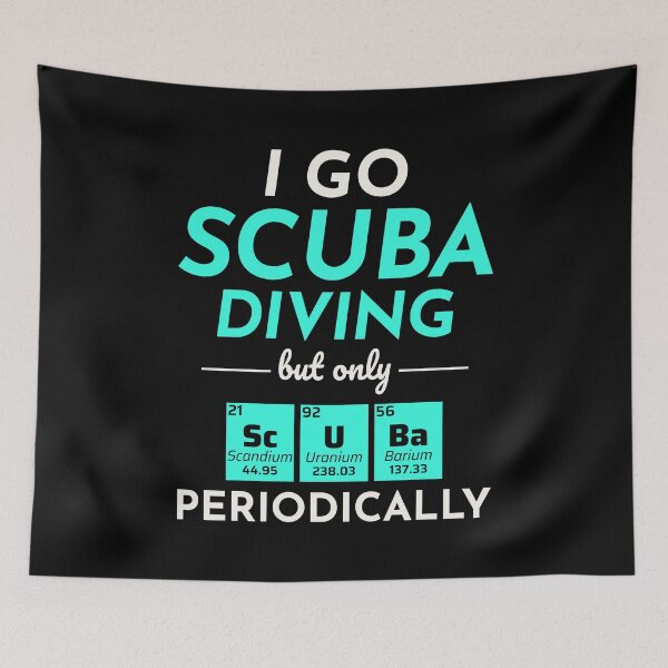 Item preview, Scuba Diving Diver Dive Swimming Funny Sayings designed and sold by CuteDesigns1.