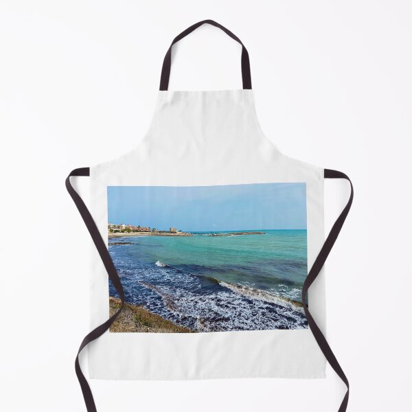 Item preview, Dark Blue Ocean Waves Cliff-side designed and sold by HappyTees Lab.