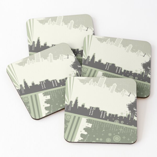 Item preview, Abstract City Landscape Graphic Design Background designed and sold by WearWolfDesigns.