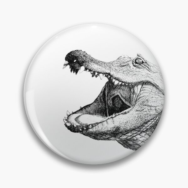 Item preview, Smiling Gator - Black & White designed and sold by BatemanBranding.