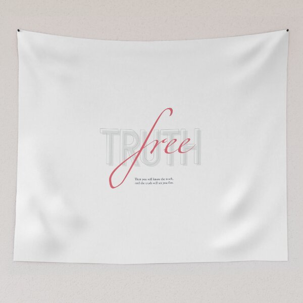 Item preview, Then you will know the truth,  and the truth will set you free. John 8:32 (pink), bible,gospel,freedom,christian designed and sold by challengecafe.