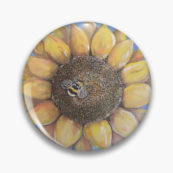 Item preview, Bee Happy Sunflower designed and sold by Feather Blessings Art  Laney Farley.