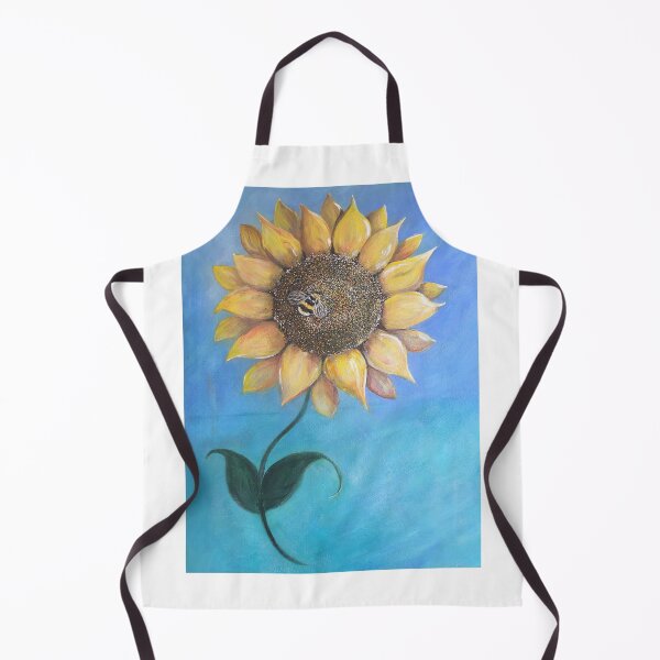 Item preview, Bee Happy Sunflower designed and sold by Feather Blessings Art Laney Farley.